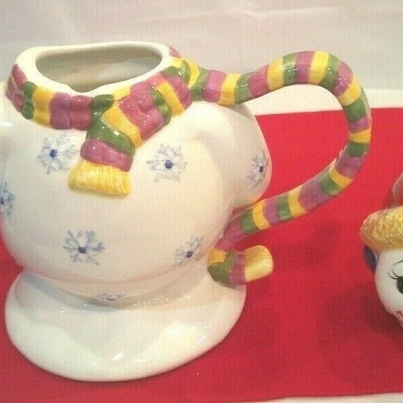 Christopher Radco Teapot Snowman Tradition Holiday - Picture 3 of 7